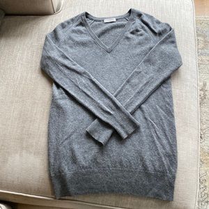 Equipment grey cashmere sweater